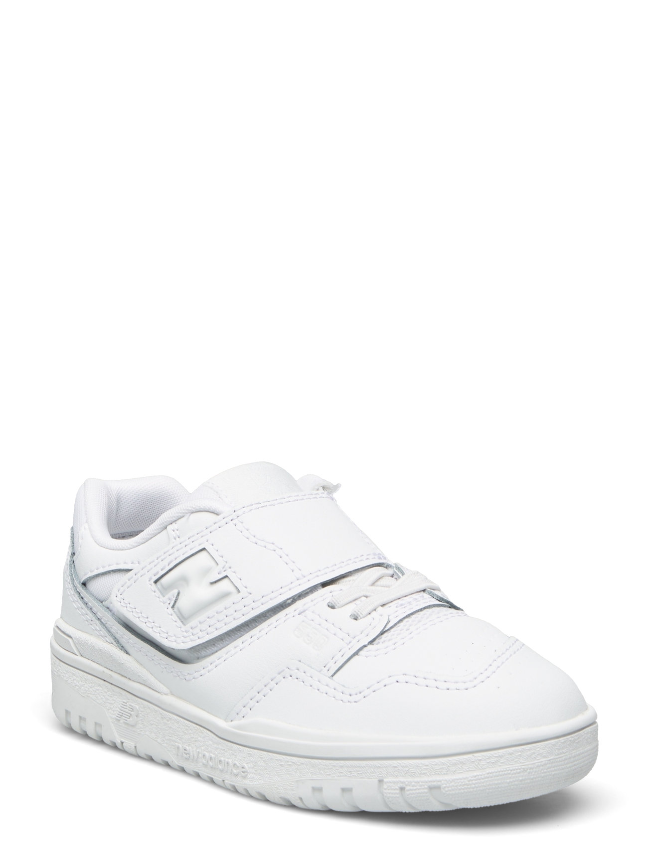 New Balance 550 Kids Bungee Lace With Hook & Loop Top Strap Sport Sneakers Low-top Sneakers White New Balance