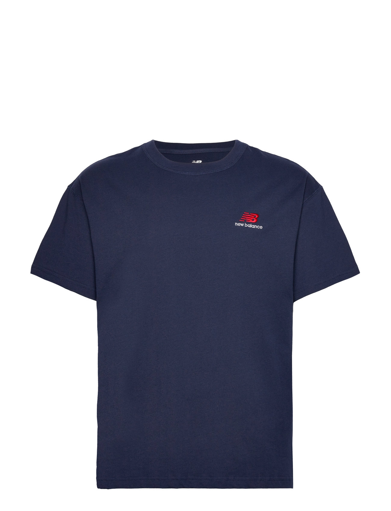 NEW BALANCE Uni-Ssentials Baumwolle T-Shirt Navy - S M - Damen
