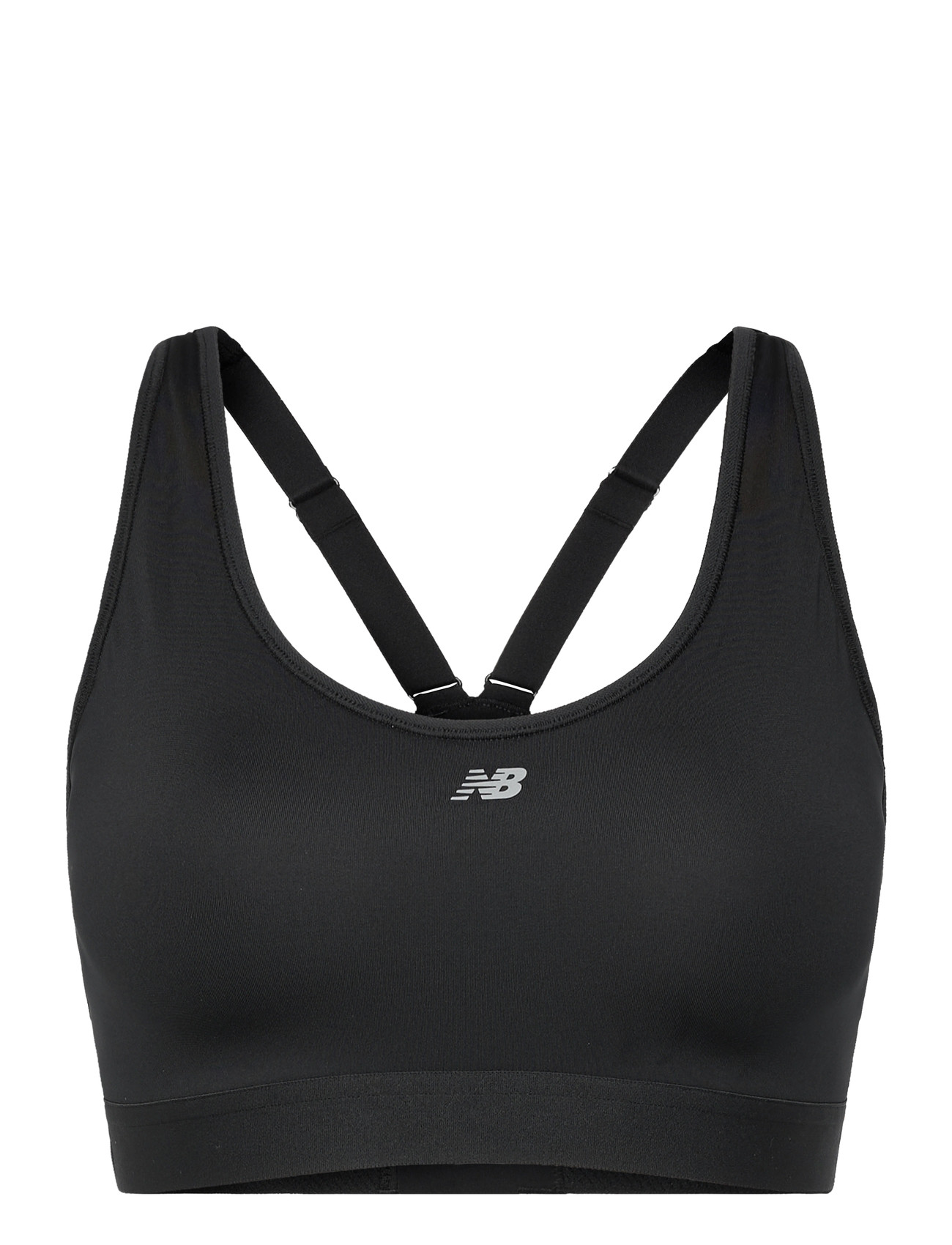 New Balance Nb Essential Run Bra, AC XL, Black, Sport Clothing > Sport Bras - All, Dame