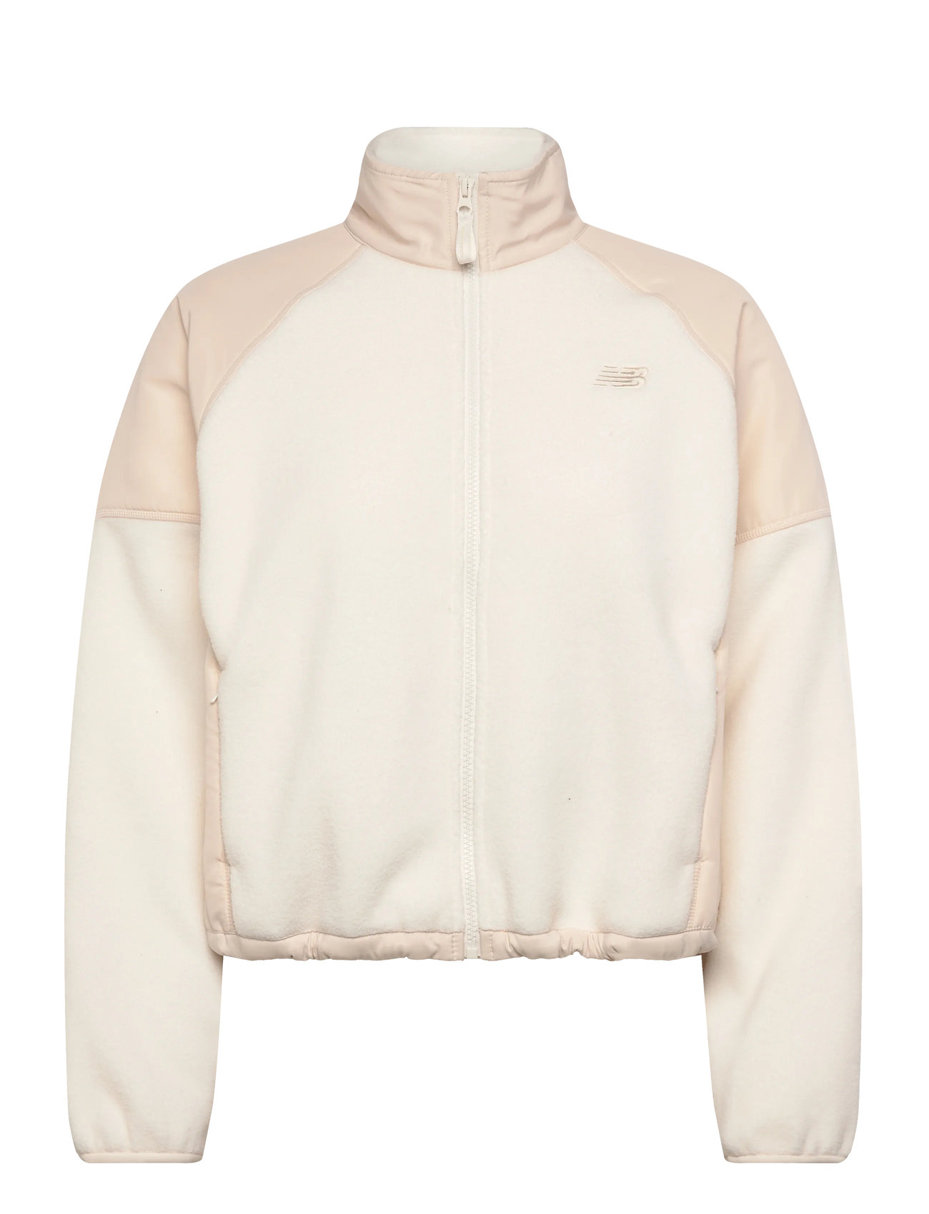 NEW BALANCE High Pile Fleece Jacke Beige - XL - Damen