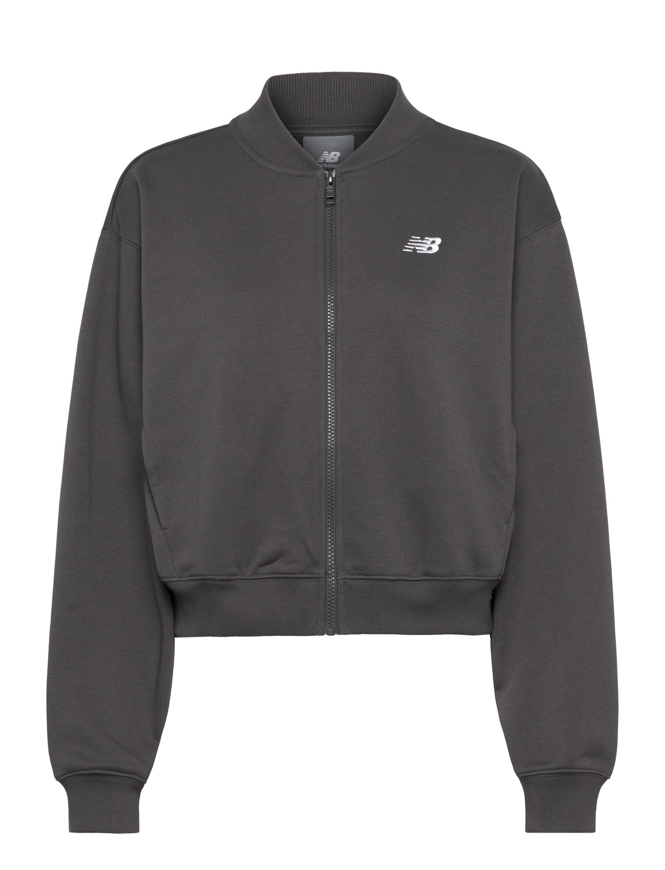 New Balance French Terry Bomber, XS, Black, Sport Jackets > Sport Casual Jackets, Dame