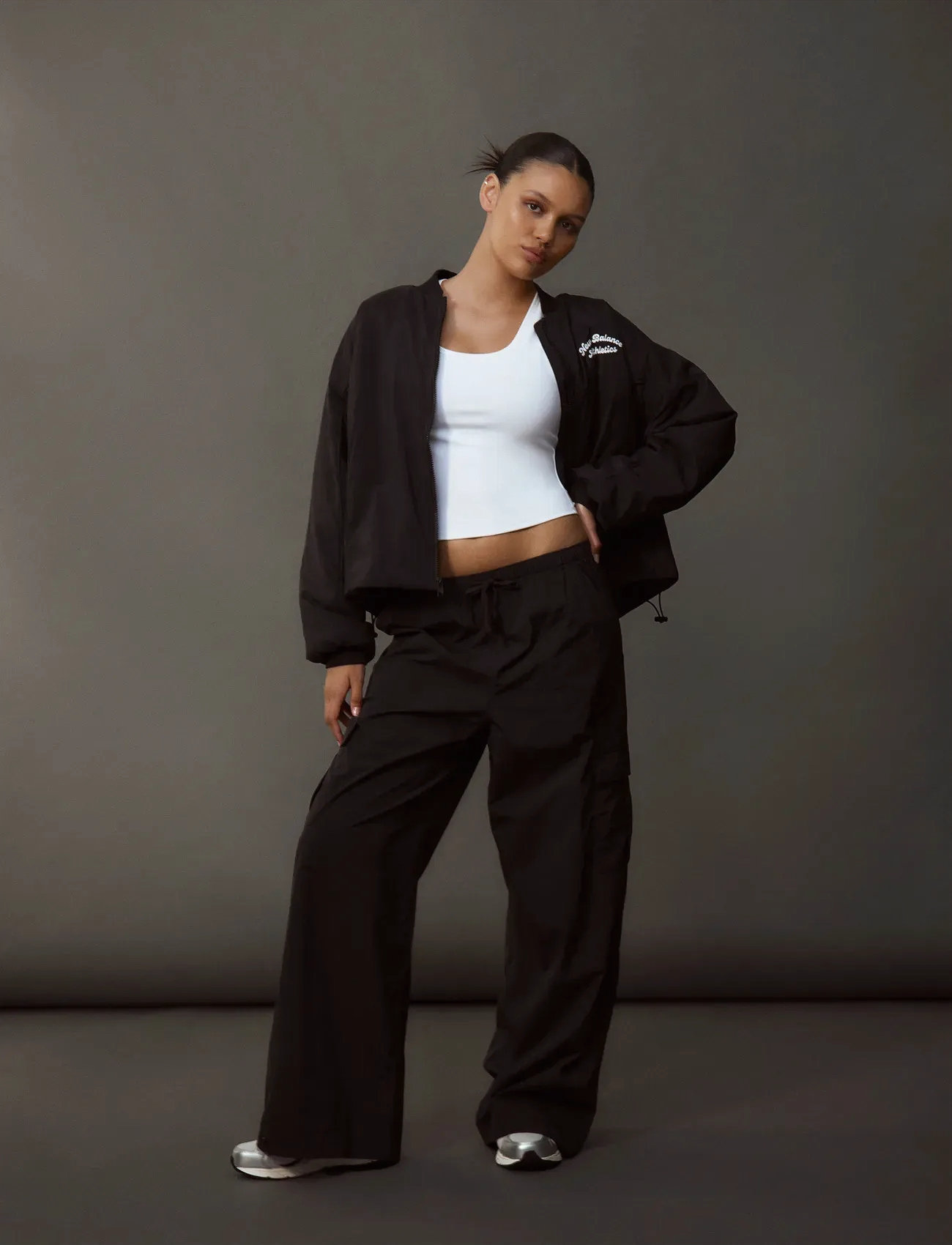 New Balance Woven Cargo Pant, XXL, Black, Sport Pants > Sport Training Pants, Dame