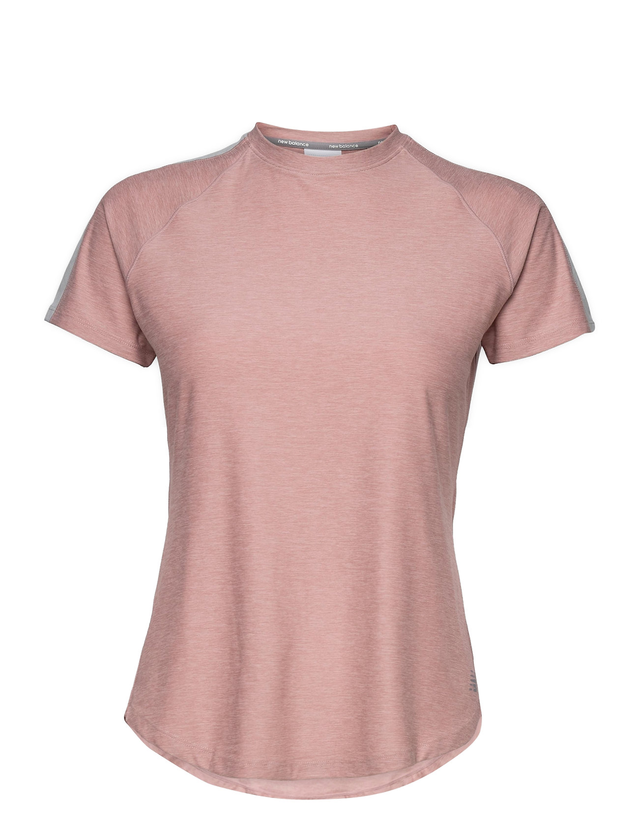 Sport Space Dye Tee T-shirts & Tops Short-sleeved Rosa New Balance