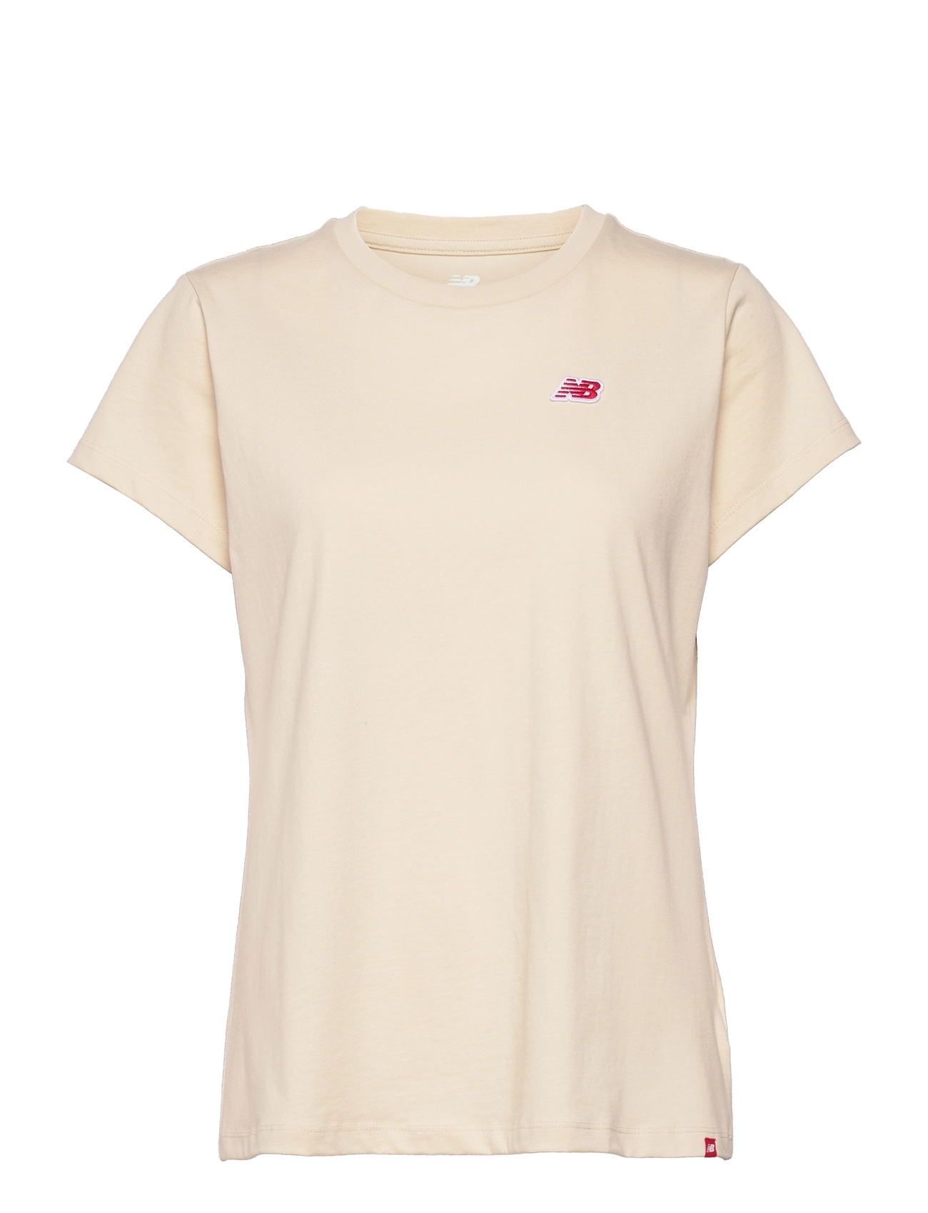 Nb Essentials Small Nb Pack Tee T-shirts & Tops Short-sleeved Creme New Balance