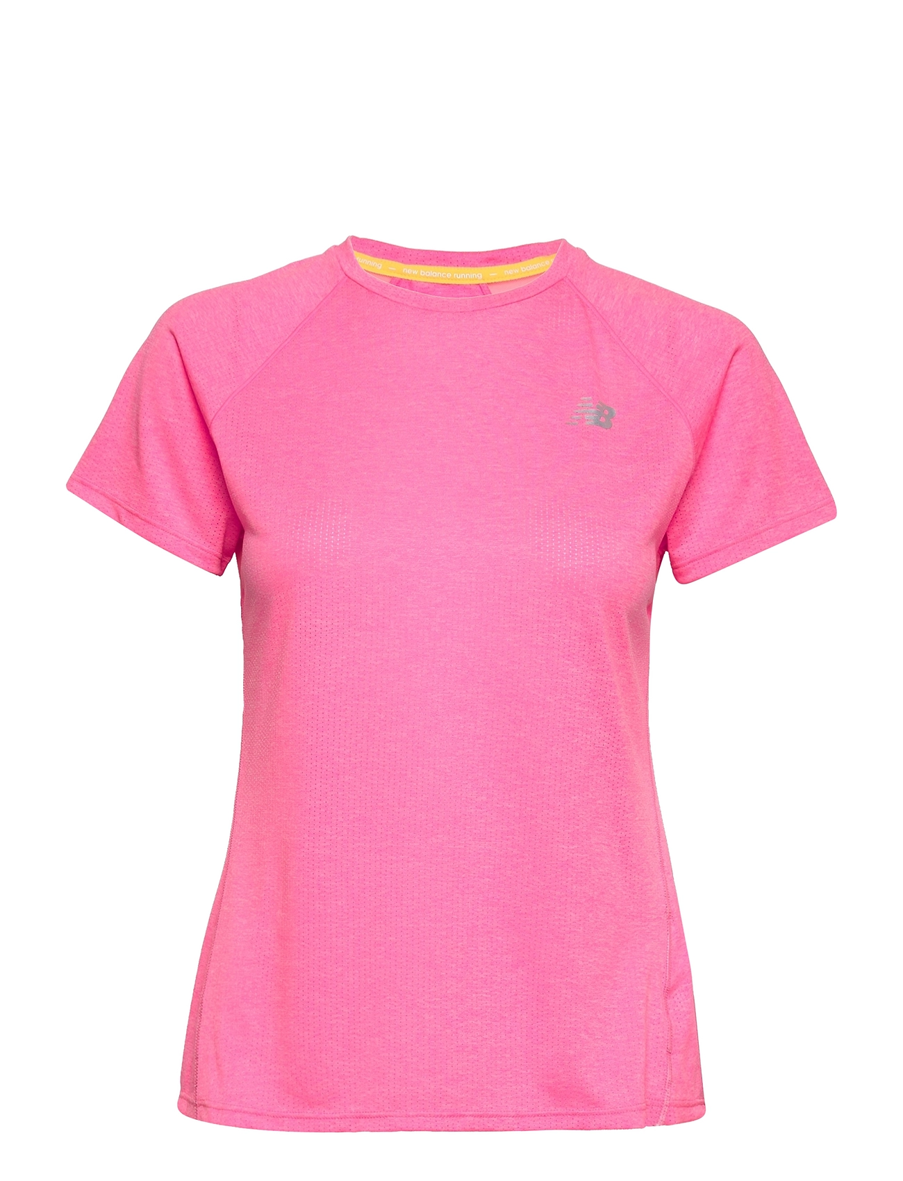 Impact Run Short Sleeve Sport T-shirts & Tops Short-sleeved Pink New Balance