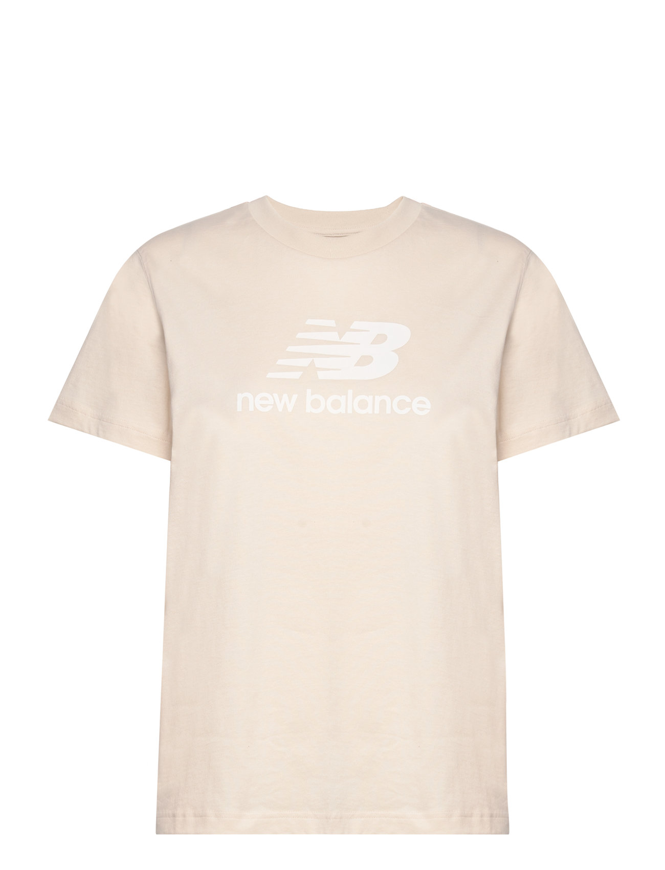 New Balance Sport Essentials Jersey Logo T-Shirt Kräm