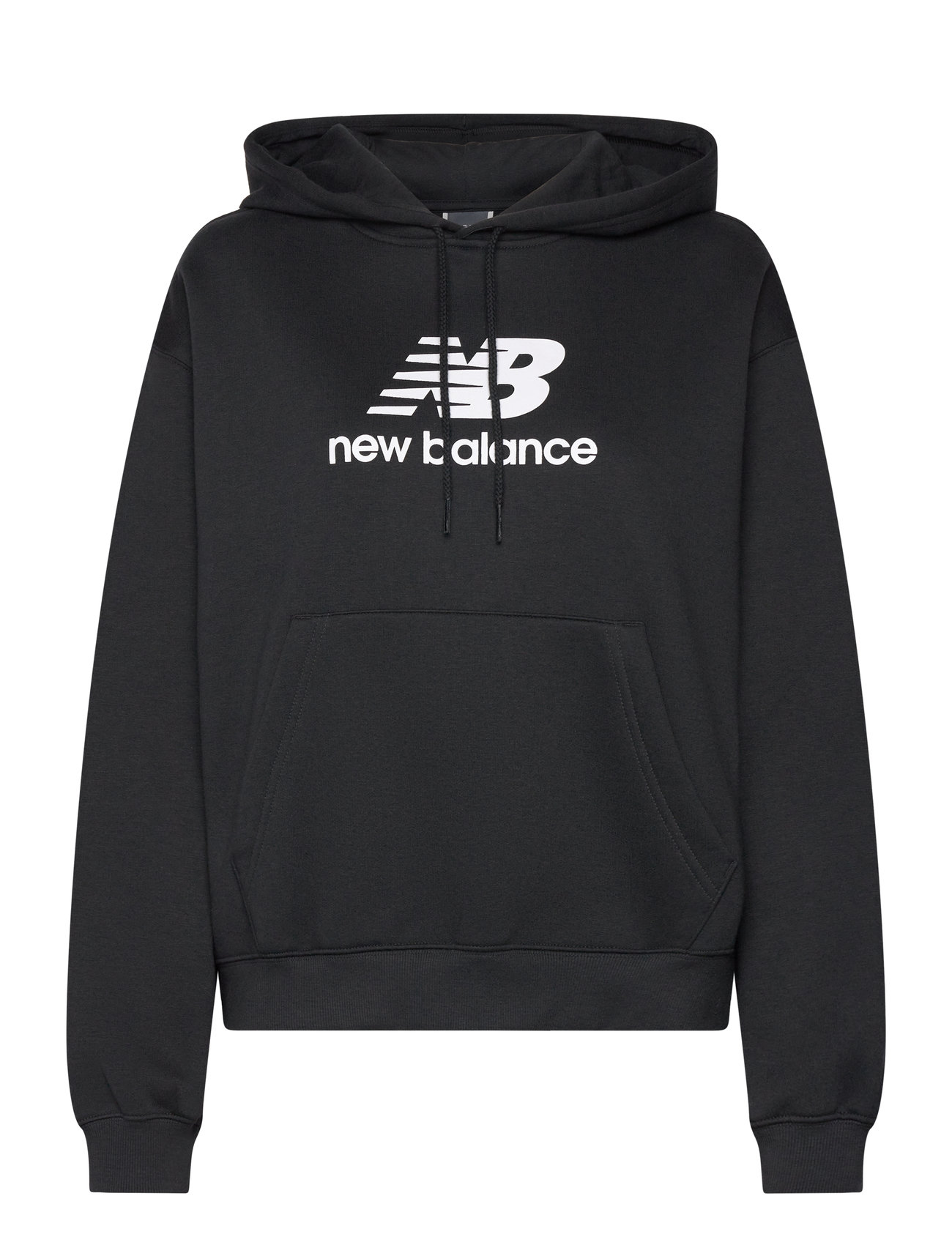 Sport Essentials Fleece Logo Hoodie Sport Women Sport Clothing Sport Sweatshirts & Hoodies Sport Hoodies Black New Balance