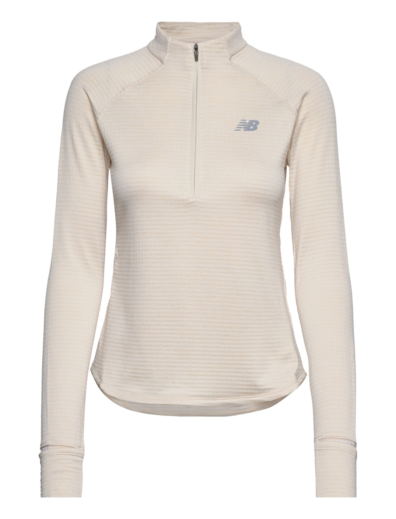 NEW BALANCE Athletics Heat Grid 1/2 Zip Beige - XS - Damen