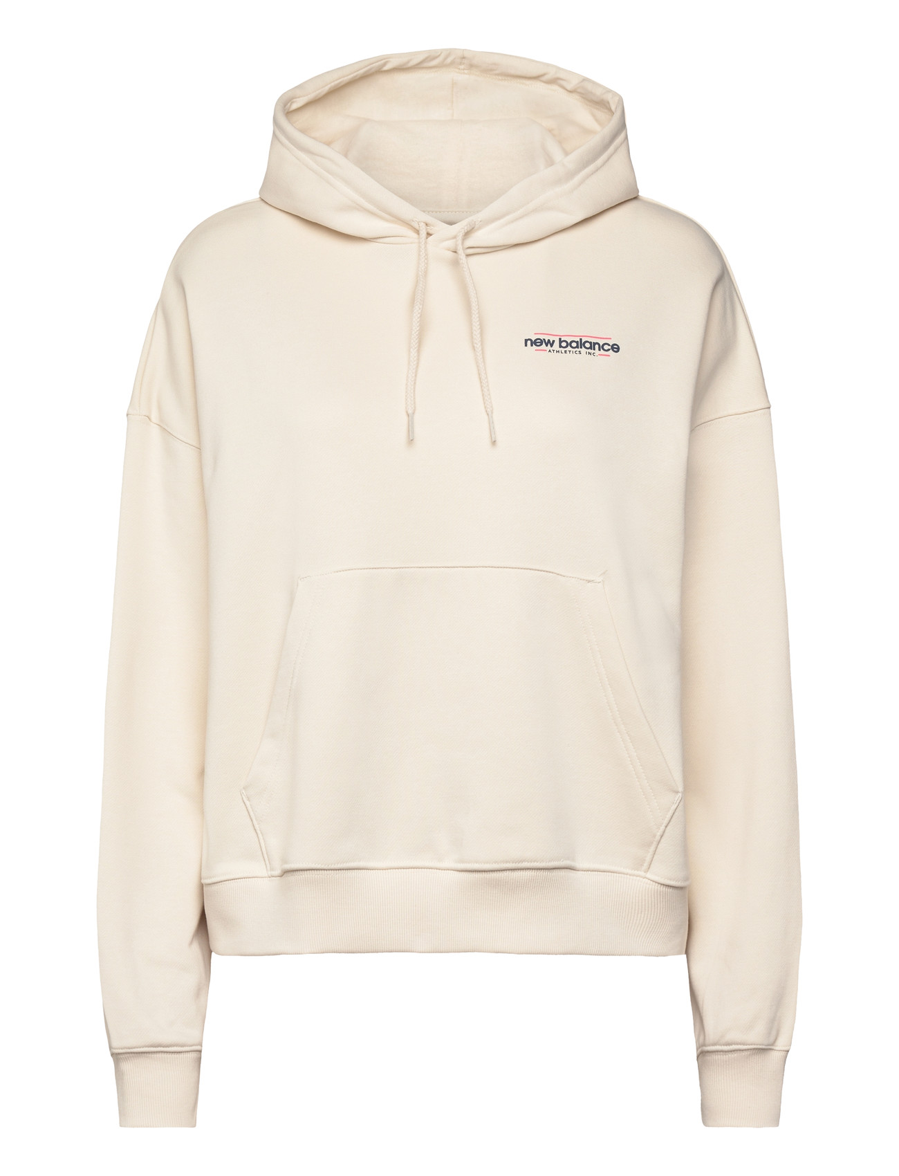 NEW BALANCE Multi Color Logo Hoodie Cream - M - Damen