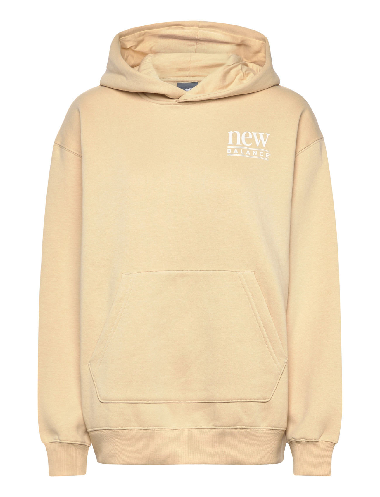 New Balance Reimagined Fleece Long Length Hoodie, XS, Yellow, Sport Sweatshirts & Hoodies > Sport Hoodies, Dame
