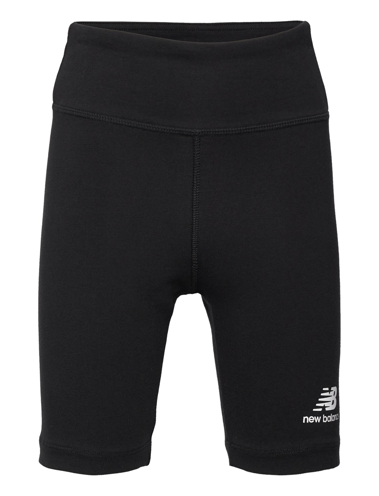 Essentials Stacked Logo Cotton Fitted Short Sport Sweatpants Black New Balance