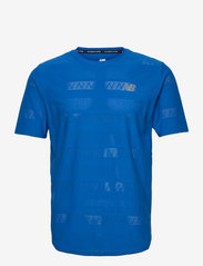 New Balance - Q Speed Jacquard Short Sleeve - t-shirts - serene blue - 0