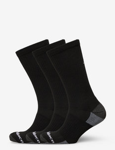 ESSENTIALS CUSHIONED CREW 3 PAIR - chaussettes de yoga - black