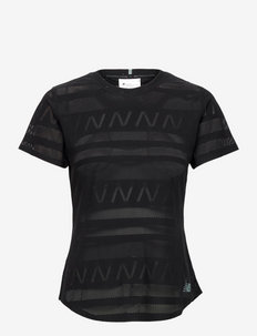 Q Speed Jacquard Short Sleeve - t-shirts - black