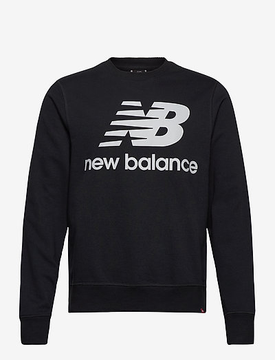 NB Essentials Stacked Logo Crew - sweatshirts - black