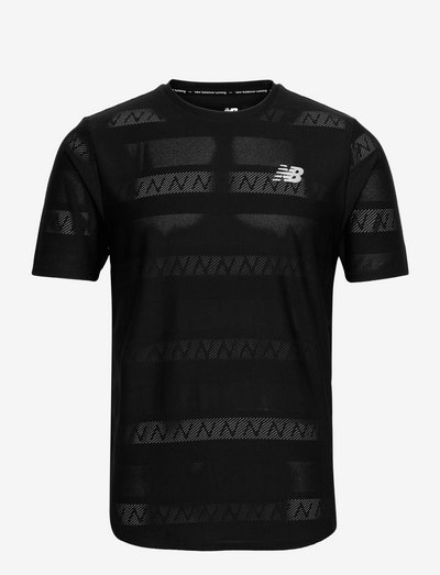 Q Speed Jacquard Short Sleeve - t-shirts - black