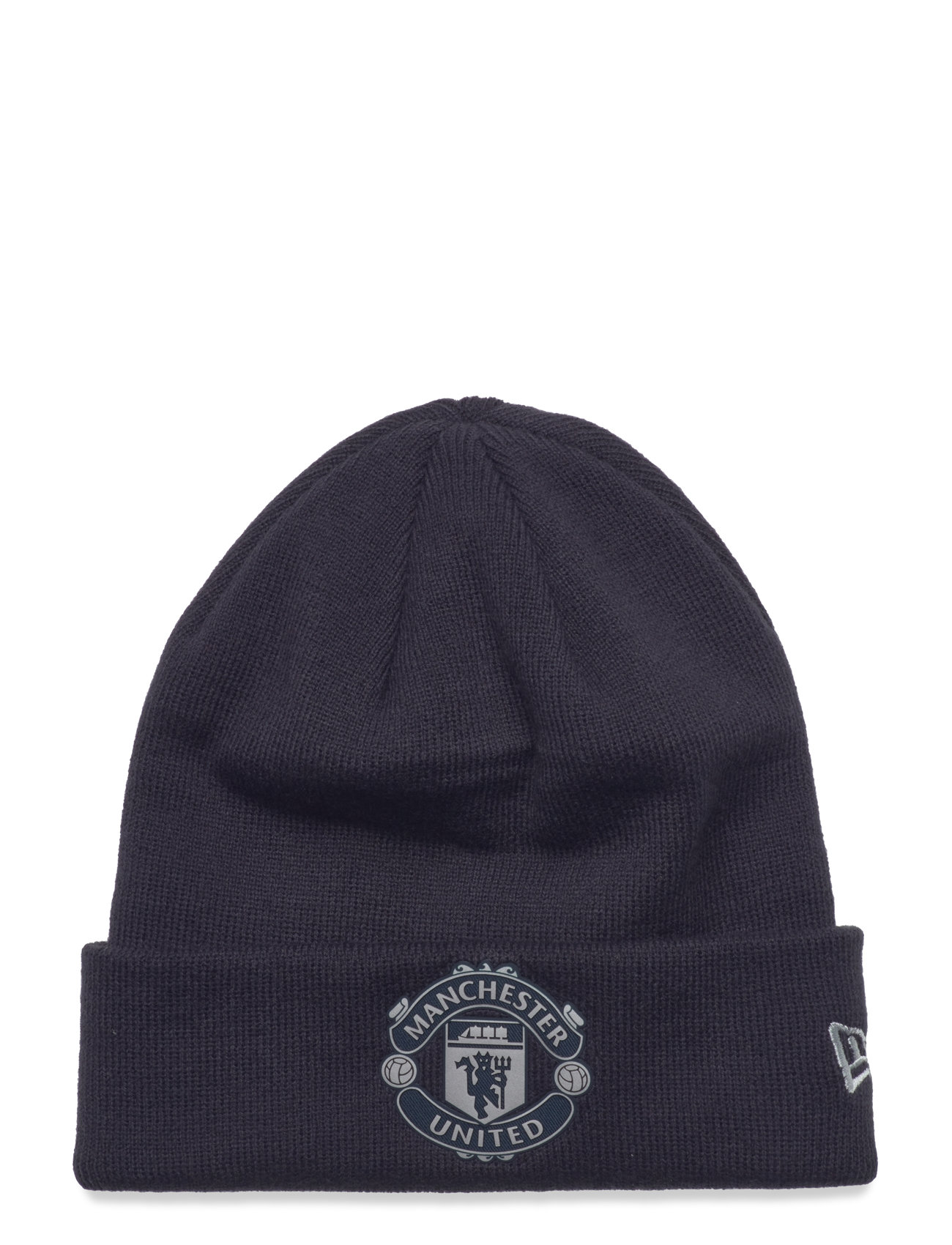 Rubber Wvn Cuff Beanie Manutd Navy New Era