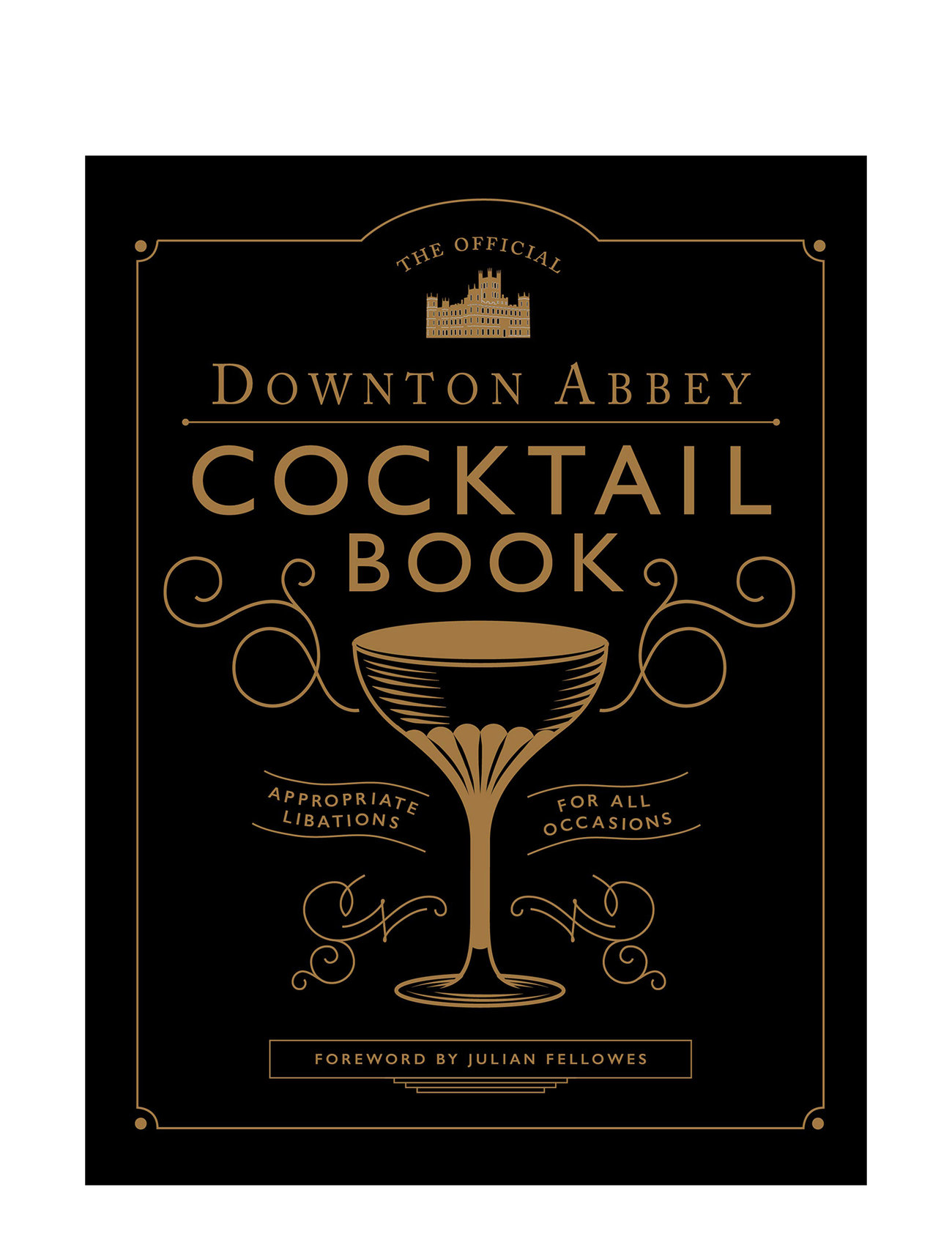 Downton Abbey Cocktail Book Home Tableware Drink & Bar Accessories Black New Mags