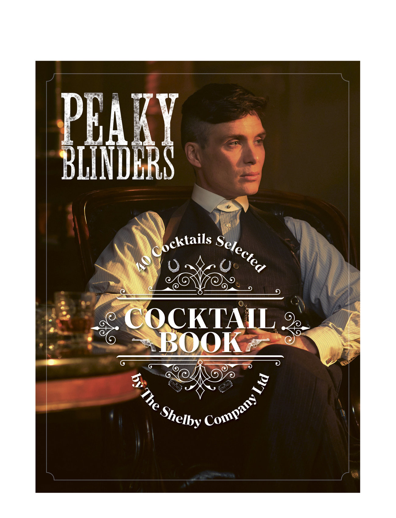 Peaky Blinders Cocktail Book Home Tableware Drink & Bar Accessories Brown New Mags