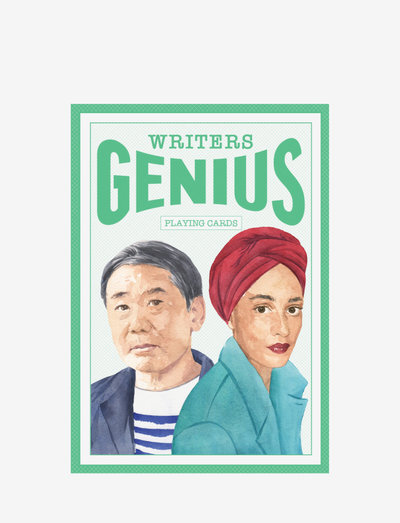 Genius Writers playing Cards - games & puzzles - multicolor/green