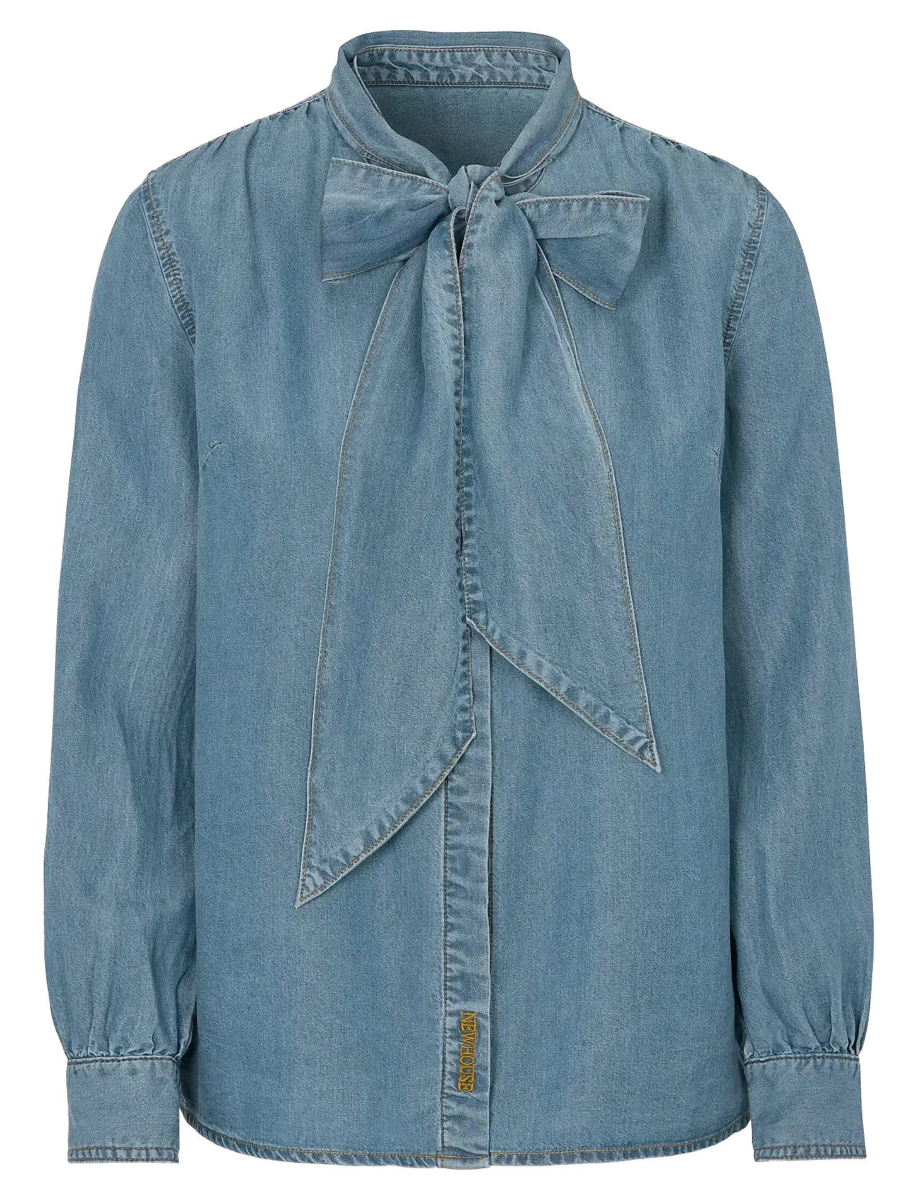 NEWHOUSE Denise Denim Bluse Blau - 34 - Damen