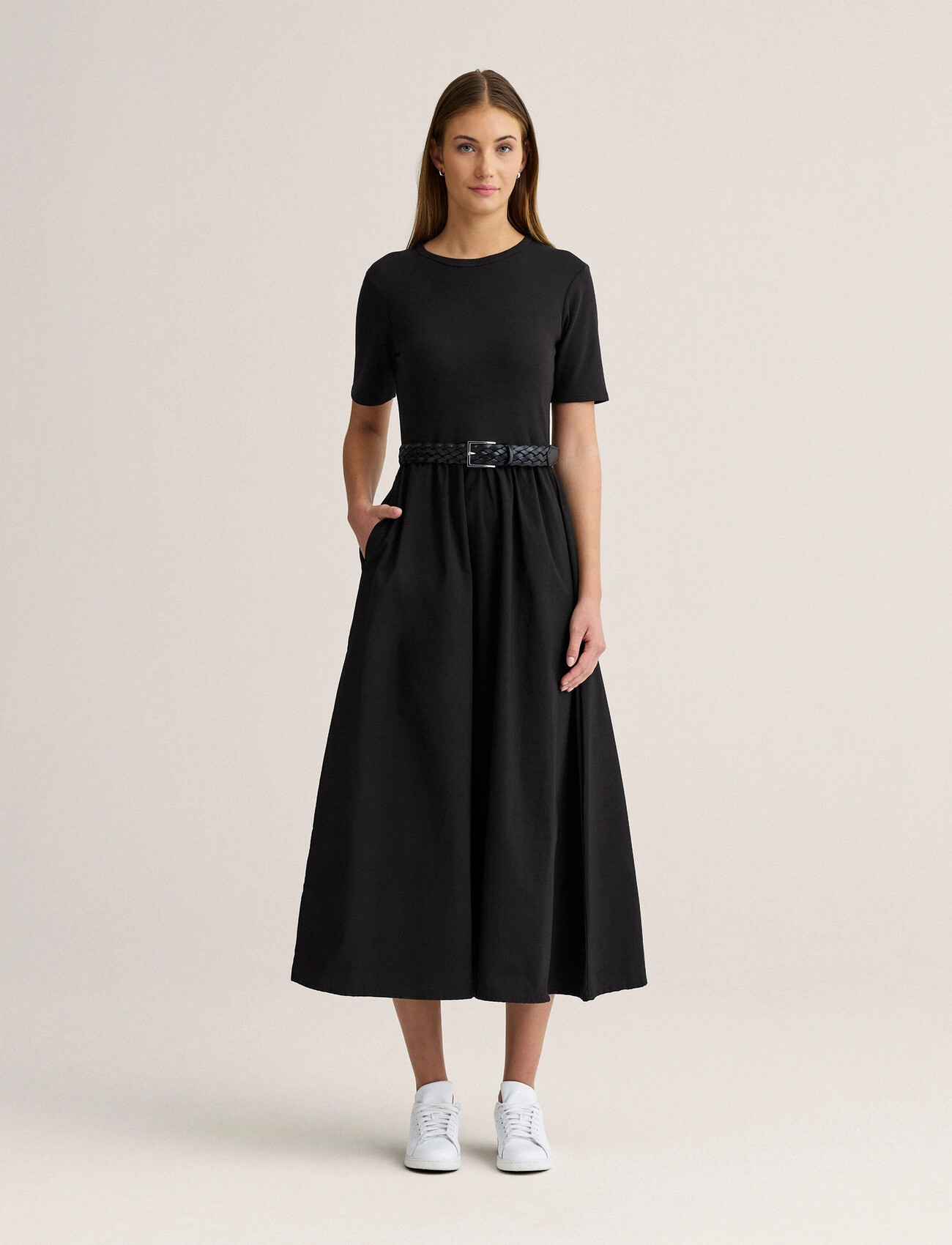 Newhouse Madde Dress, S, Black, Kjoler > Maxikjole, Dame