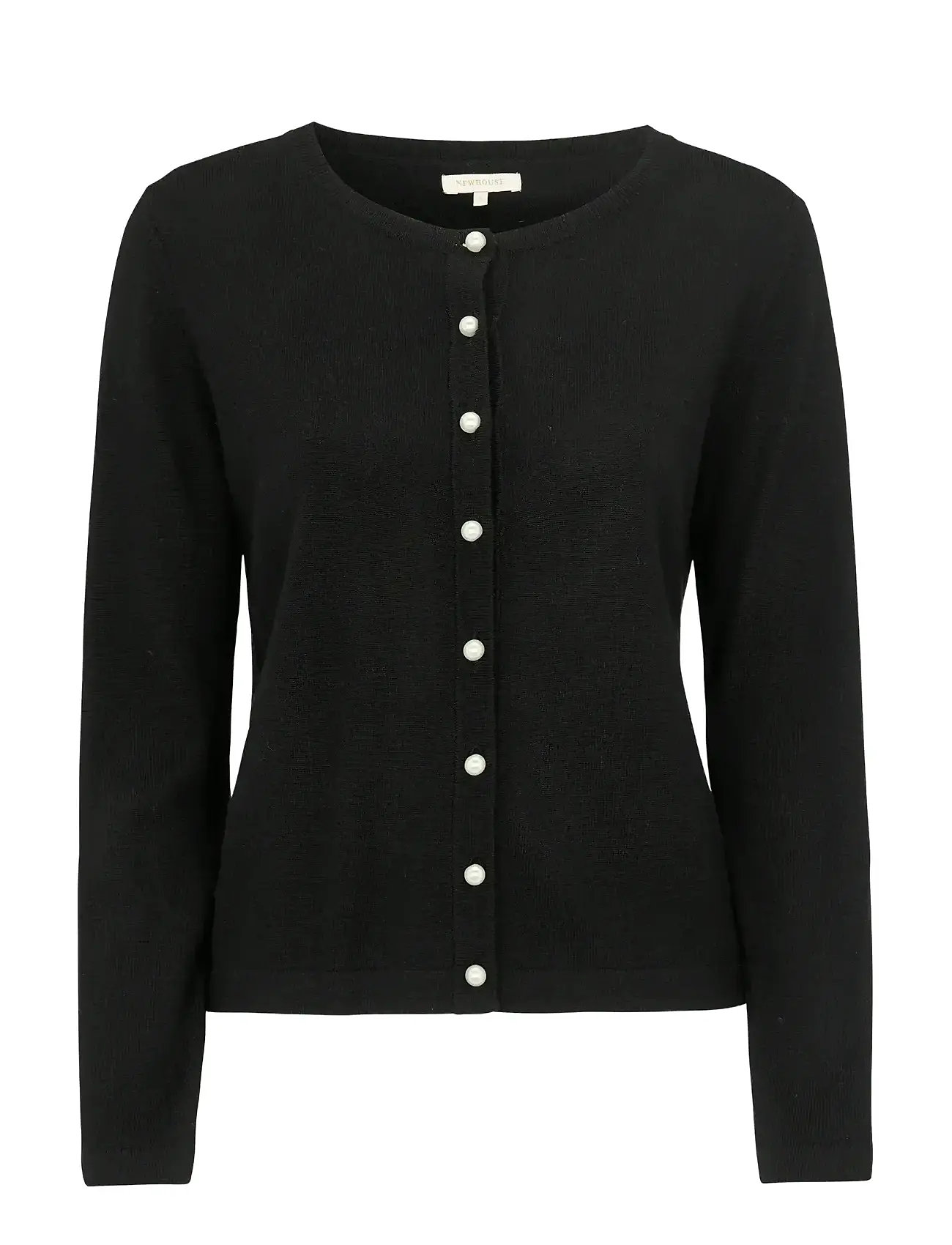 NEWHOUSE Paris Pearl Cardigan Schwarz - M - Damen