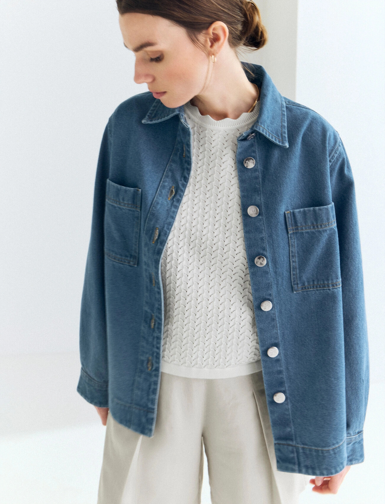 Newhouse Sierra Denim Jacket, 34, Blue, Jakker > Denim, Dame