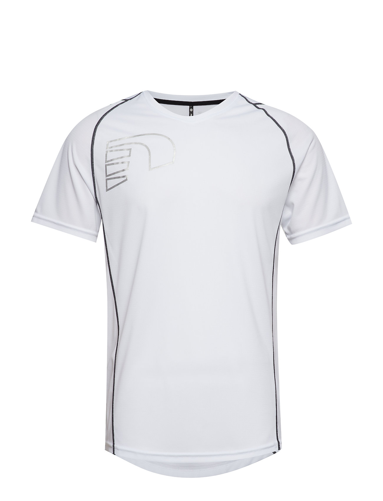 Core Coolskin Tee T-shirts Short-sleeved Valkoinen Newline