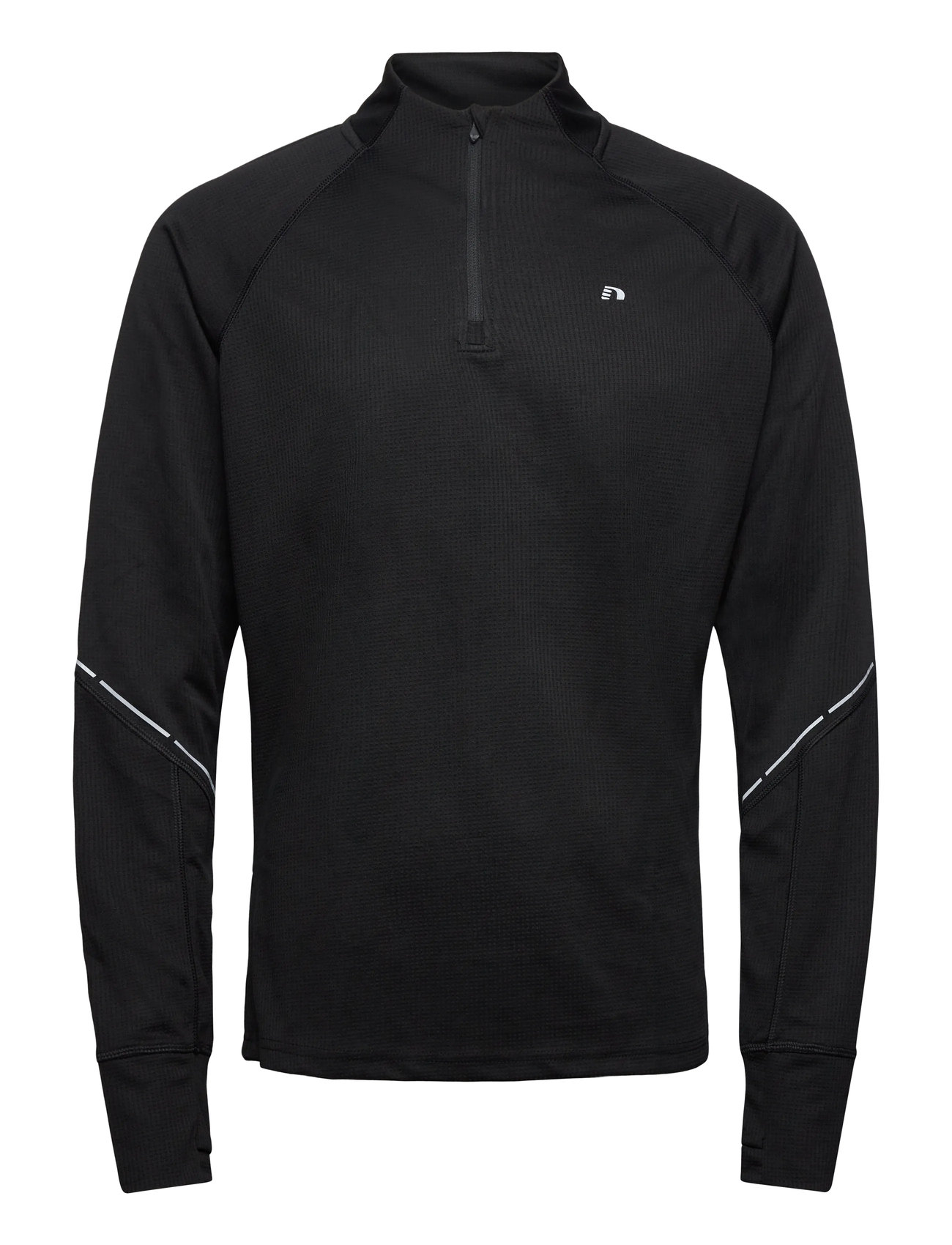 Newline Nwlpower Half Zip Midlayer, M, Black, Sport Fleeces & Midlayers - Midlayers, Herre