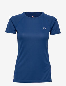 WOMEN CORE RUNNING T-SHIRT S/S - t-shirts - true blue