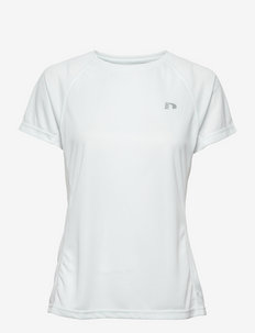 WOMEN CORE RUNNING T-SHIRT S/S - t-shirts - white