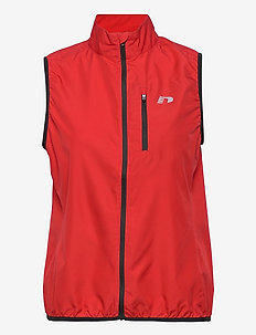 WOMEN CORE GILET - down- & padded jackets - tango red