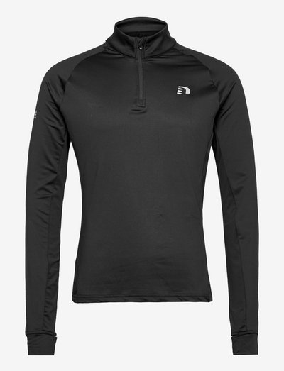 MEN 1/2 ZIP SWEAT - sweatshirts - black