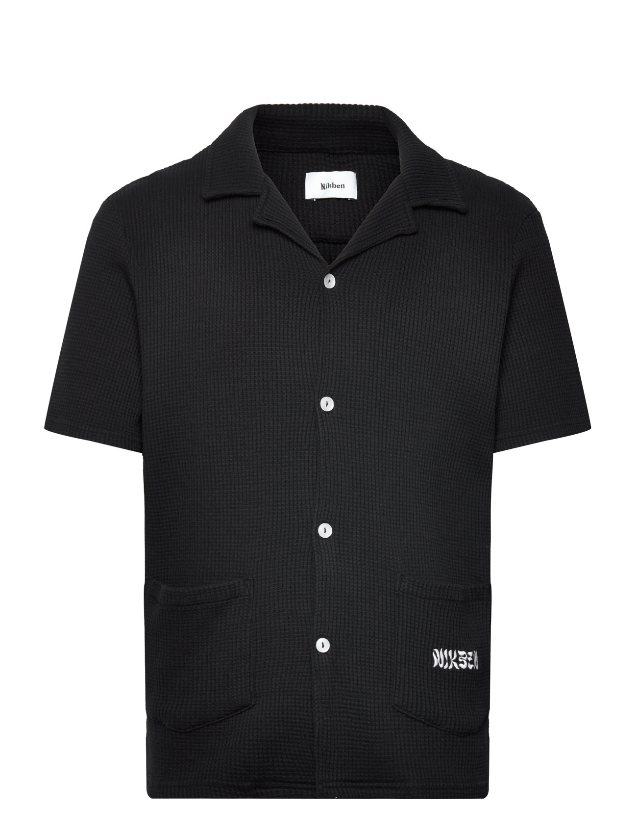 Nb Waffle Havana Shirt Black Designers Shirts Short-sleeved Black Nikben