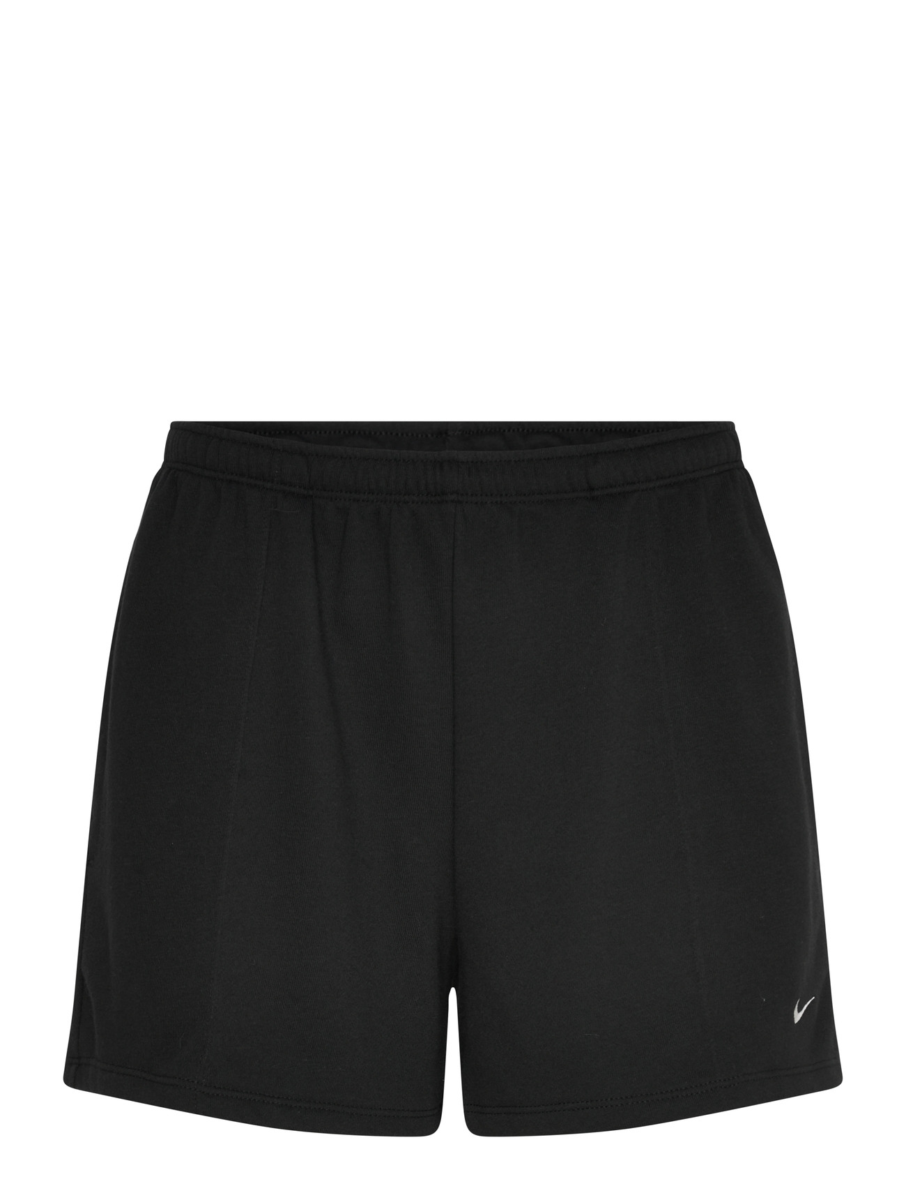 Nike W Nsw Nk Chll Ft Mr 4In Short, M, Black, Sport Shorts > Sport Training Shorts, Dame