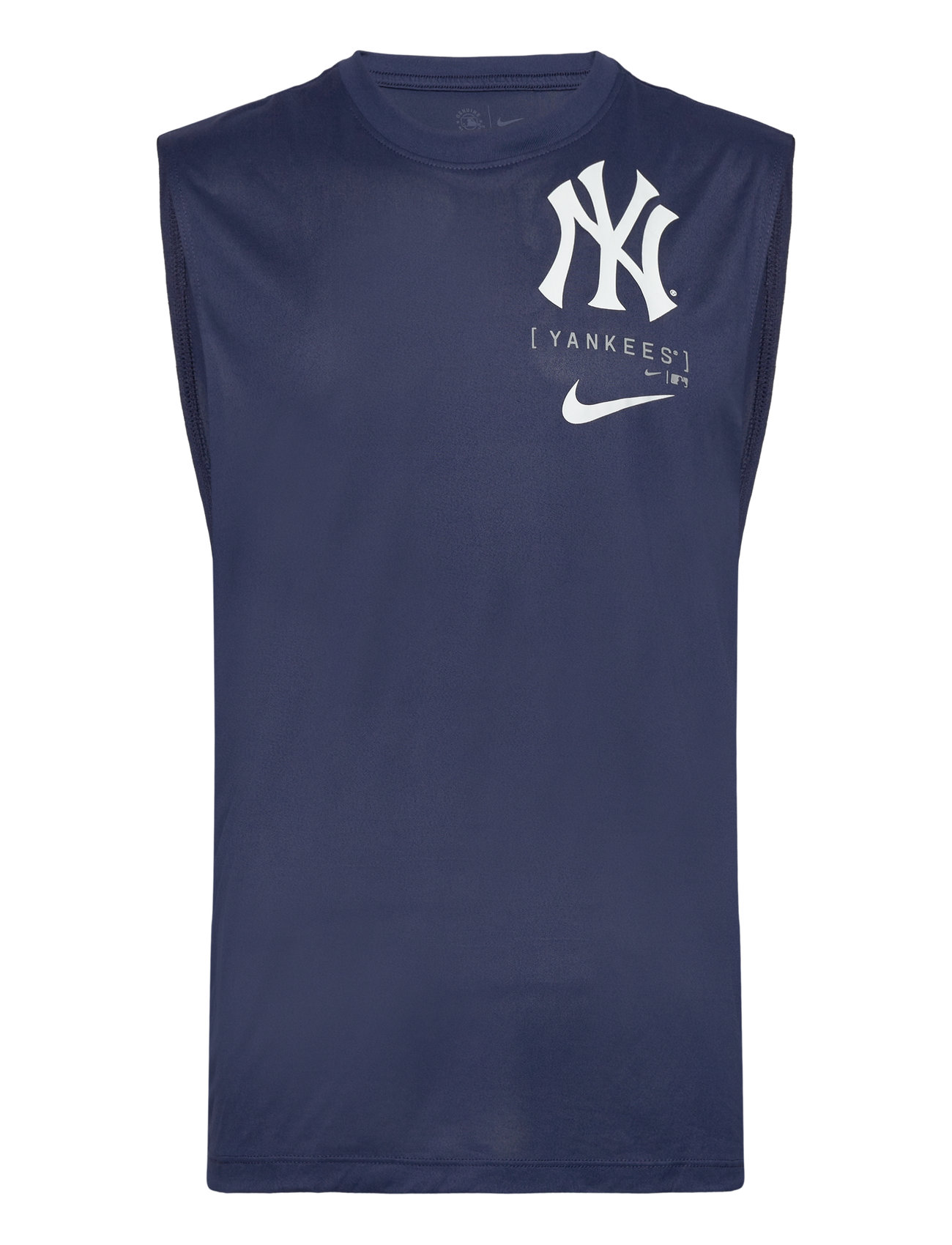 New York Yankees Men's Nike Large Muscle Logo Tank Tops T-shirts Sleeveless Navy NIKE Fan Gear
