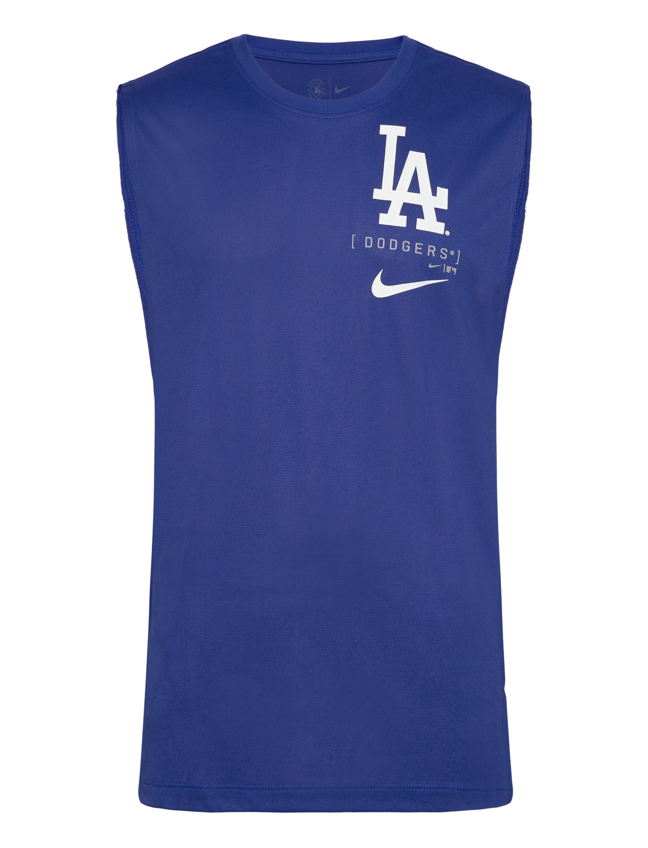 Los Angeles Dodgers Men's Nike Large Muscle Logo Tank Tops T-shirts Sleeveless Blue NIKE Fan Gear