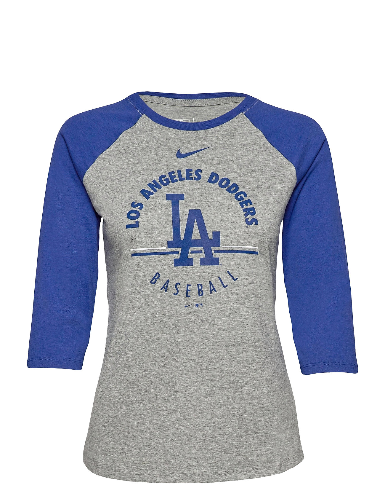 La Dodgers Nike Encircled Tri-Blend 3/4-Sleeve T-shirts & Tops Long-sleeved Harmaa NIKE Fan Gear