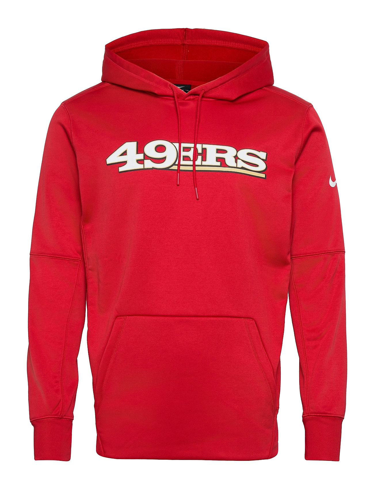 San Francisco 49ers Nike Wordmark Therma Pullover Hoodie Huppari Punainen NIKE Fan Gear