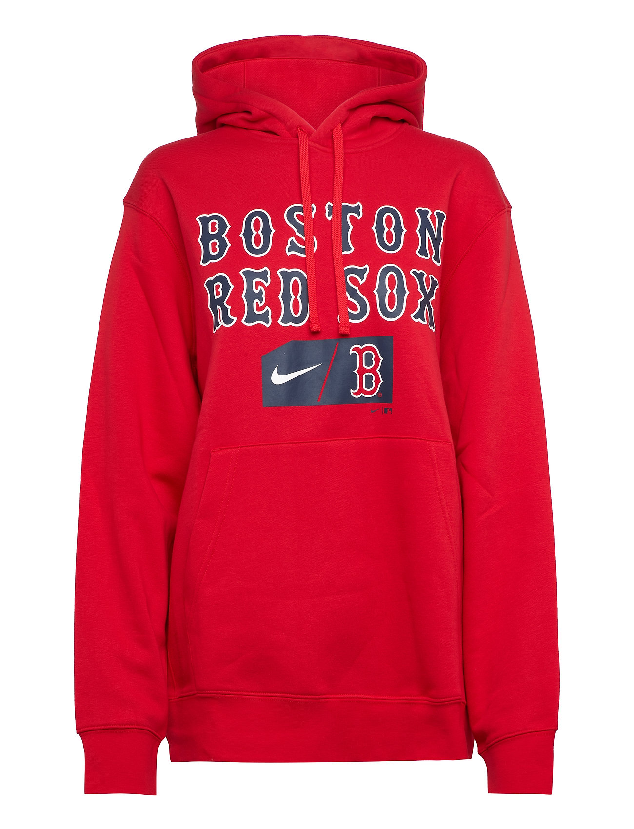 Boston Red Sox Nike Team Lettering Club Pullover Hoodie Huppari Punainen NIKE Fan Gear