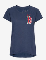 Boston Red Sox Nike Summer Breeze Short Sleeve Fashion Top - MIDNIGHT NAVY HEATHER