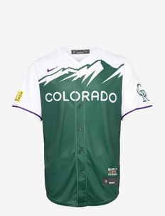 Colorado Rockies Official Replica Jersey - Rockies City Connect - marškinėliai trumpomis rankovėmis - team white
