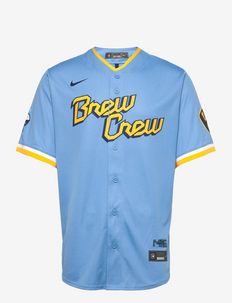Milwaukee Brewers Official Replica Jersey - Brewers City Connect - marškinėliai trumpomis rankovėmis - beyond blue
