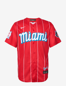 Miami Marlins Official Replica Jersey - Marlins City Connect - t-shirts - university red