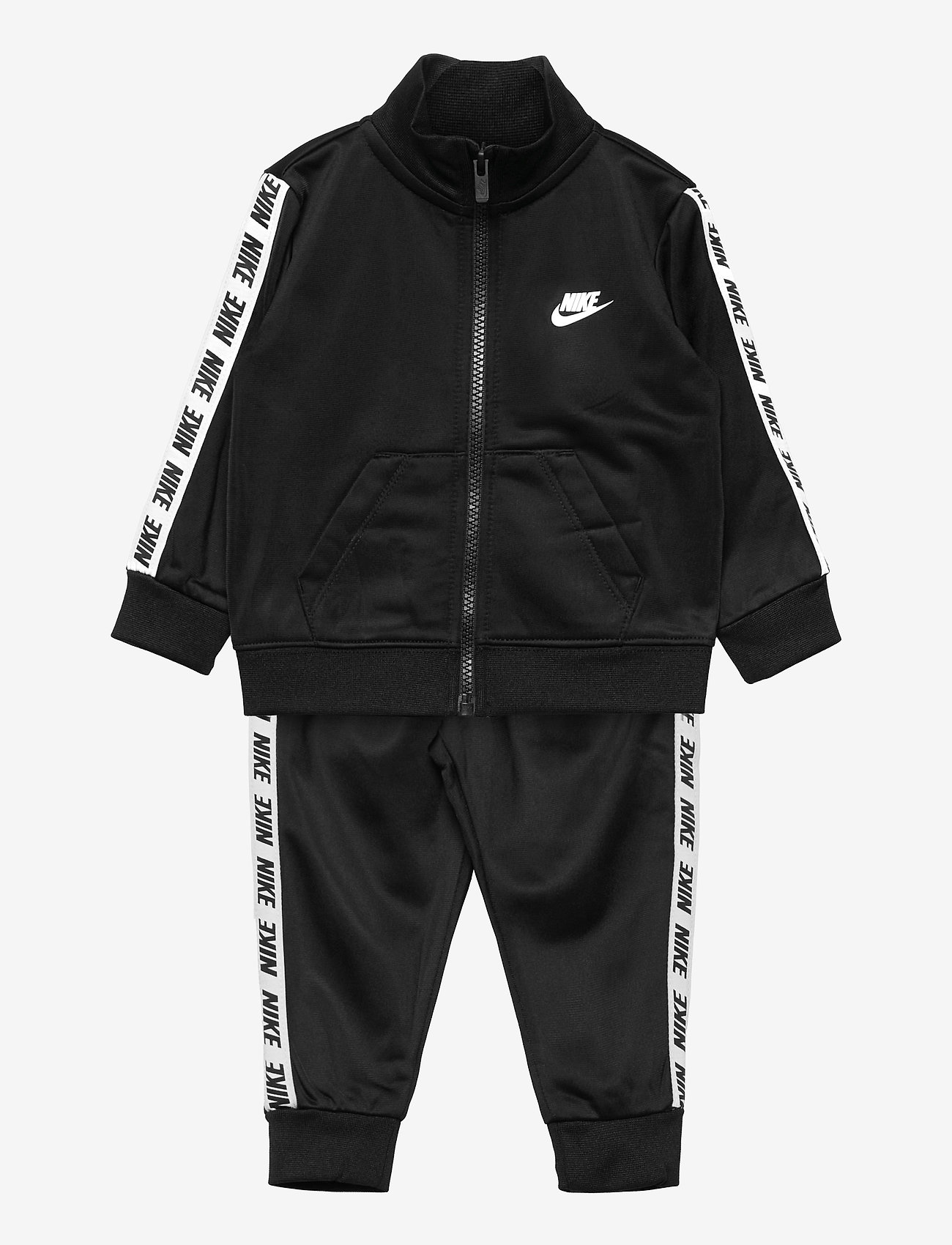 Nike - NIKE BLK TAPING TRICOT SET - tracksuits & 2-piece sets - black - 0