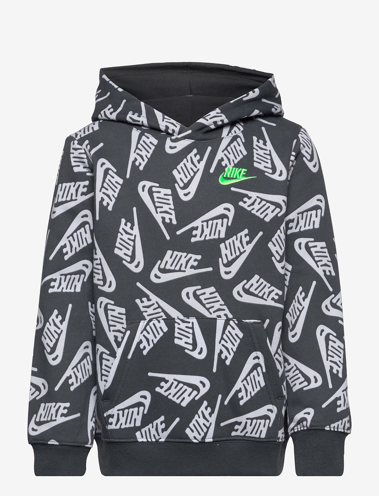 Nike - NKB MNSW FLEECE HOODIE - hoodies - dark smoke gray - 0