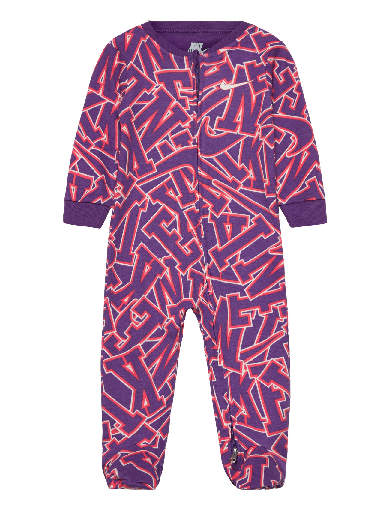 Join The Club Footed Coverall / Join The Club Footed Coveral Långärmad Bodysuit Purple Nike