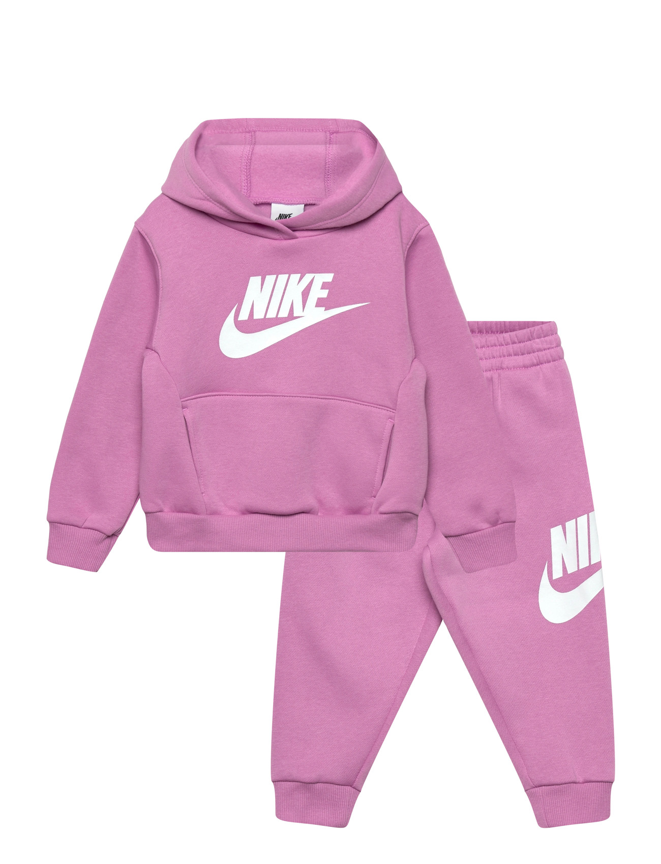 NIKE Nkn Club Fleece Set Pink - 98/104 - Kinder