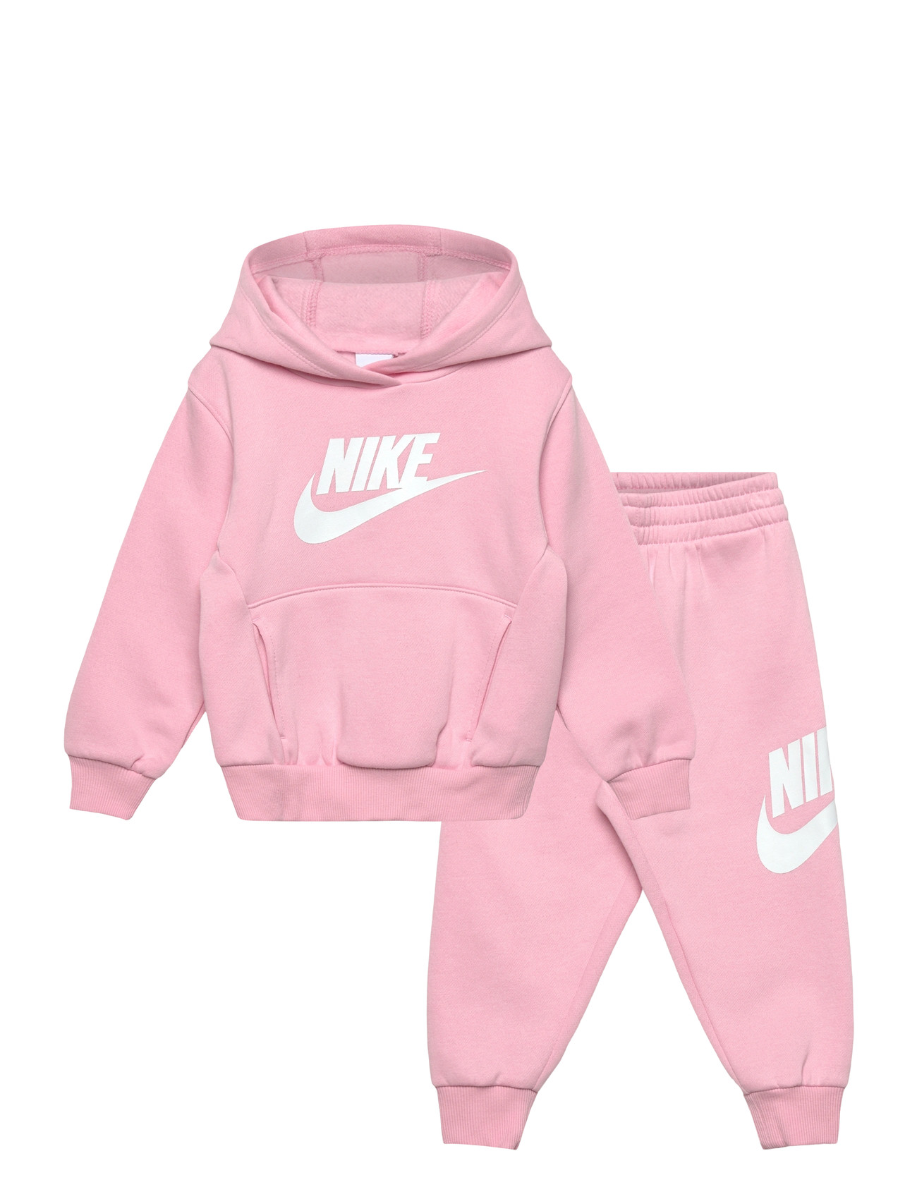 NIKE Nkn Club Fleece Set Pink - 92/98 - Kinder